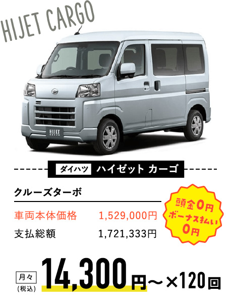 ダイハツ　ハイゼットカーゴ